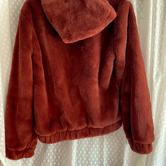 Burgundy Bomber Jacket - Picture 2 of 2